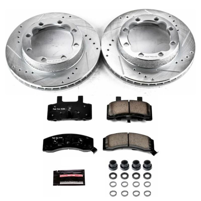 PowerStop k1524 | Power Stop 94-99 Chevrolet K1500 Suburban Front Z23 Evolution Sport Brake Kit; 1994-1999