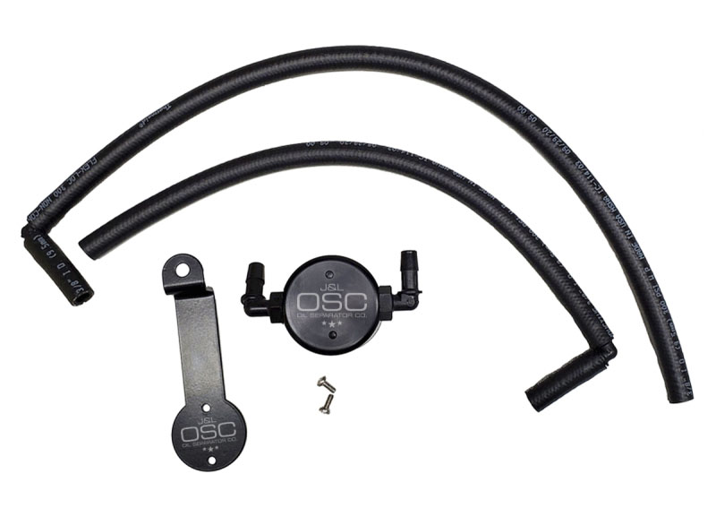 J&L 3107d-b | JLT 05-20 Toyota 4Runner 4.0L Driver Side Oil Separator 3.0 - Black Anodized; 2005-2020