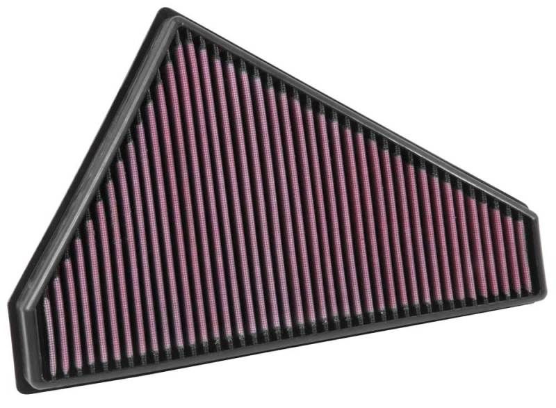 K&N Engineering 333022 | K&N Replacement Panel Air Filter (Right Side) 2014-2015 Jaguar F-Type 3.0L/5.0L