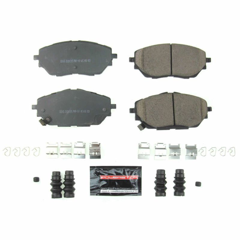 PowerStop z232065 | Power Stop 18-19 Toyota C-HR Front Z23 Evolution Sport Brake Pads w/Hardware; 2018-2019