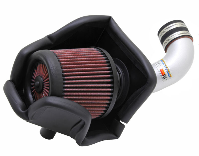 K&N Engineering 691018ts | K&N 11 Honda CR-Z 1.5L L4 Silver Typhoon Short Ram Intake; 2011-2011