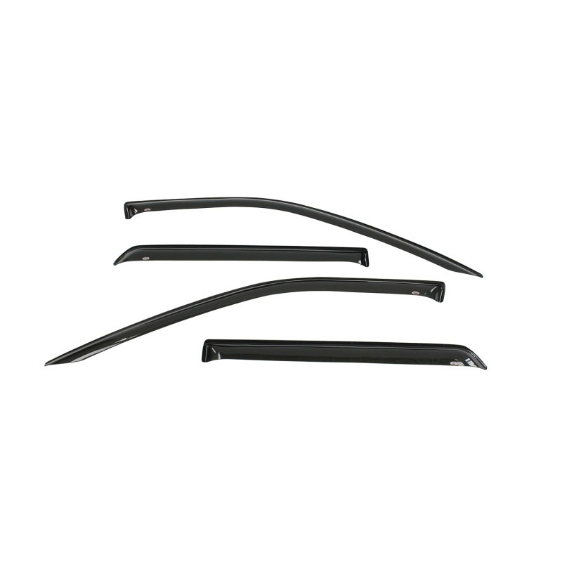 Westin 72-35430 | 2011-2017 Dodge Durango Wade Slim Wind Deflector 4pc - Smoke; 2011-2017