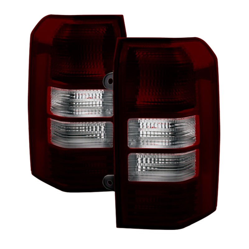 SPYDER 9031694 | Xtune Jeep Patriot 08-13 OEM Tail Lights -Red Smoked ALT-JH-JPA08-OE-RSM; 2008-2013