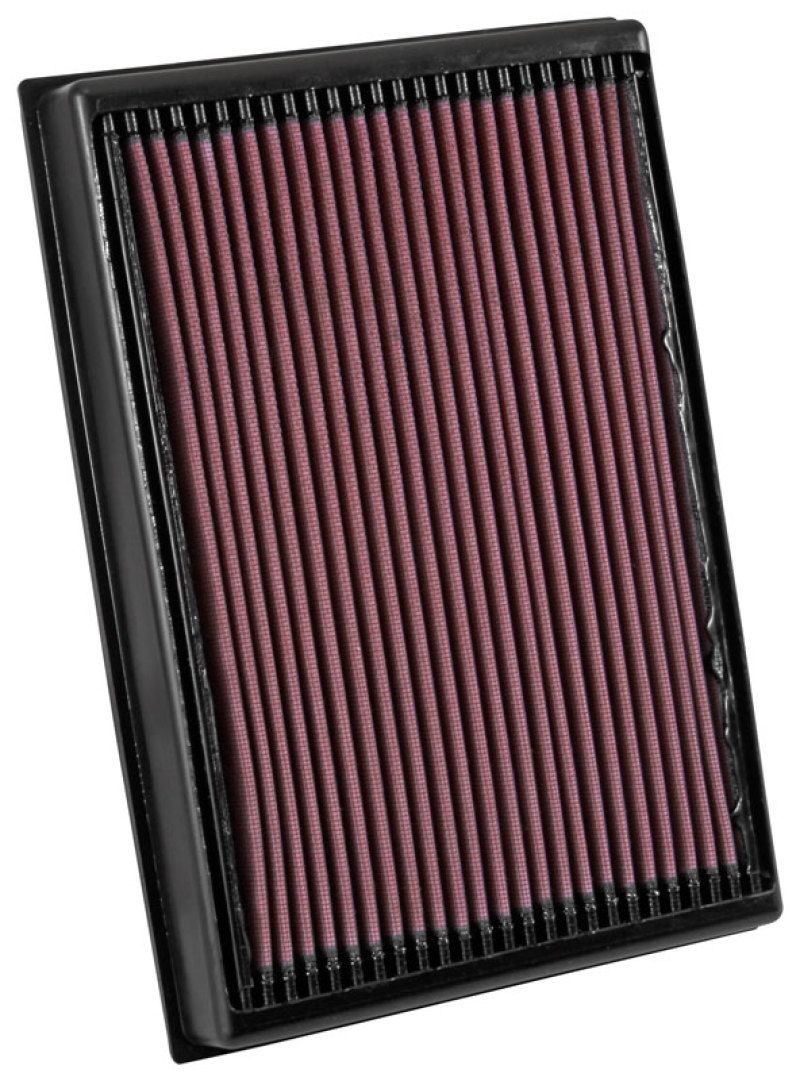 K&N Engineering 335048 | K&N 2016 Nissan Titan XD V8-5.0L Replacement Drop In Air Filter; 2016-2016