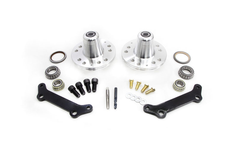 UMI Performance 304647 | 78-88 GM G-Body C5/C6 Front Brake Conversion Hubs Bearings Bracket Kit; 1978-1988