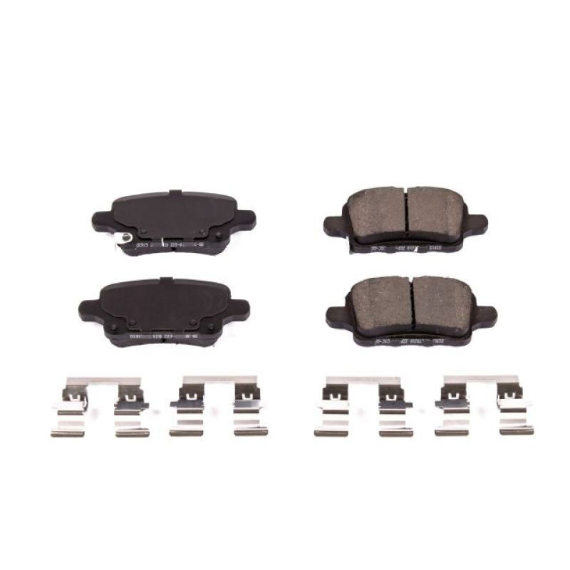 PowerStop z23-1915 | Power Stop 2019 Buick LaCrosse Rear Z23 Evolution Sport Brake Pads w/Hardware; 2019-2022