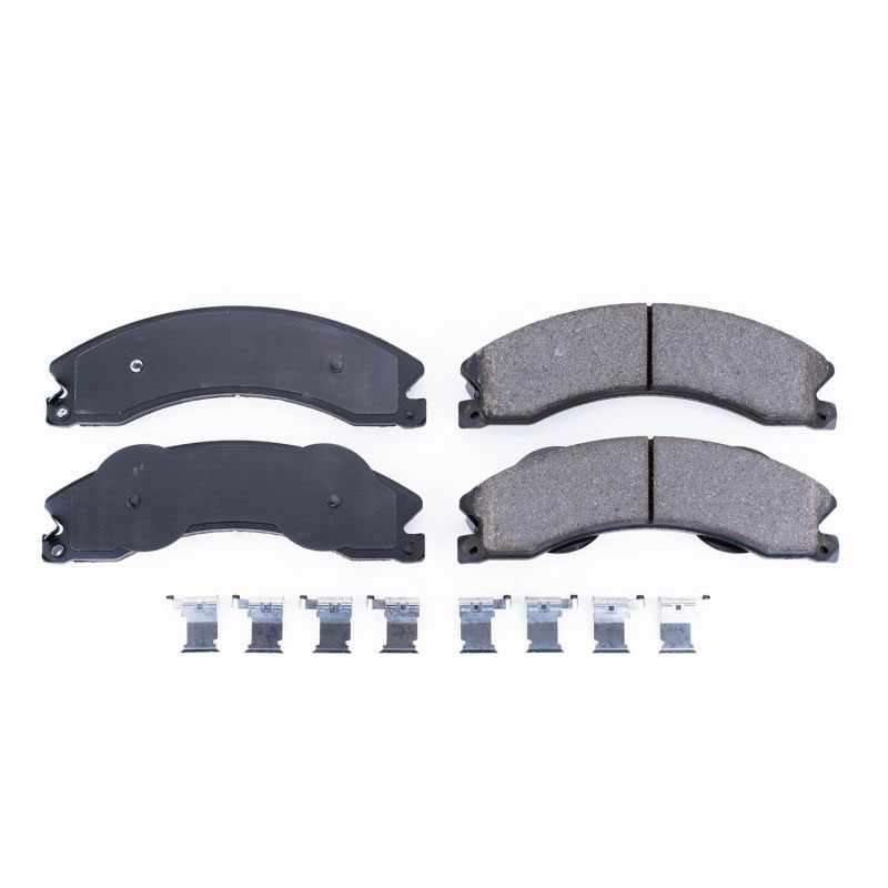 PowerStop 171411 | Power Stop 2011 GMC Sierra 2500 HD Front or Rear Z17 Evolution Ceramic Brake Pads w/Hardware; 2011-2011