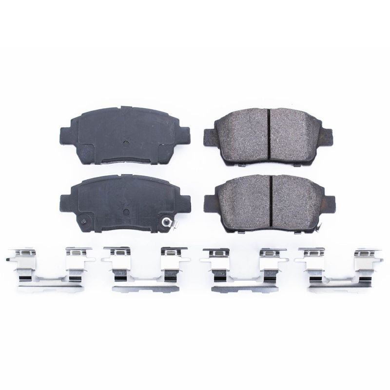 PowerStop 17822 | Power Stop 12-15 Scion iQ Front Z17 Evolution Ceramic Brake Pads w/Hardware; 2012-2015