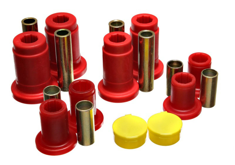 Energy Suspension 4.3150r | 92-97 Mercury Gr Marquis / 92-97 Ford Crown Victoria Red Front End C/A Bushing Set; 1992-1997