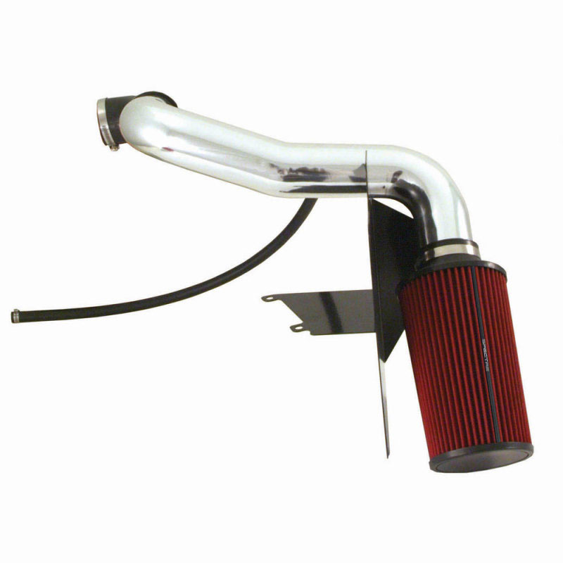 Spectre 9902 | 98-03 GM Truck L4-2.2L F/I Air Intake Kit - Clear Anodized w/Red Filter; 1998-2003