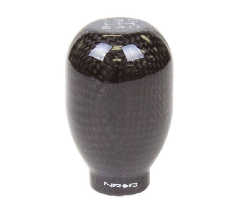 NRG sk-100bc-2-w | Shift Knob For Honda 42mm - Heavy Weight 480G / 1.1Lbs. - Black Carbon Fiber (5 Speed)