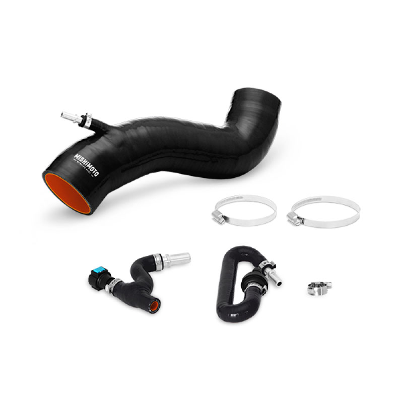 Mishimoto mmhose-fist-16ihbk | 2016+ Ford Fiesta ST Black Silicone Induction Hose; 2016-2020