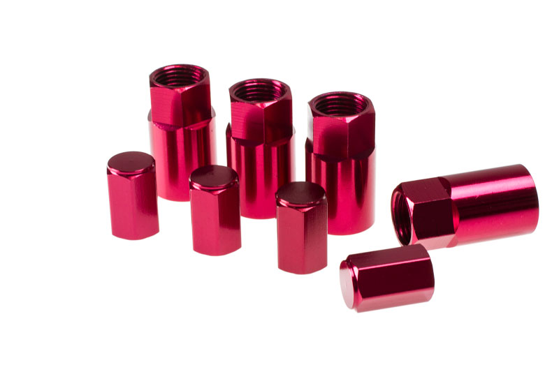 Wheel Mate 45930r | Aluminum TPMS Valve Stem Cover - Red Anodize