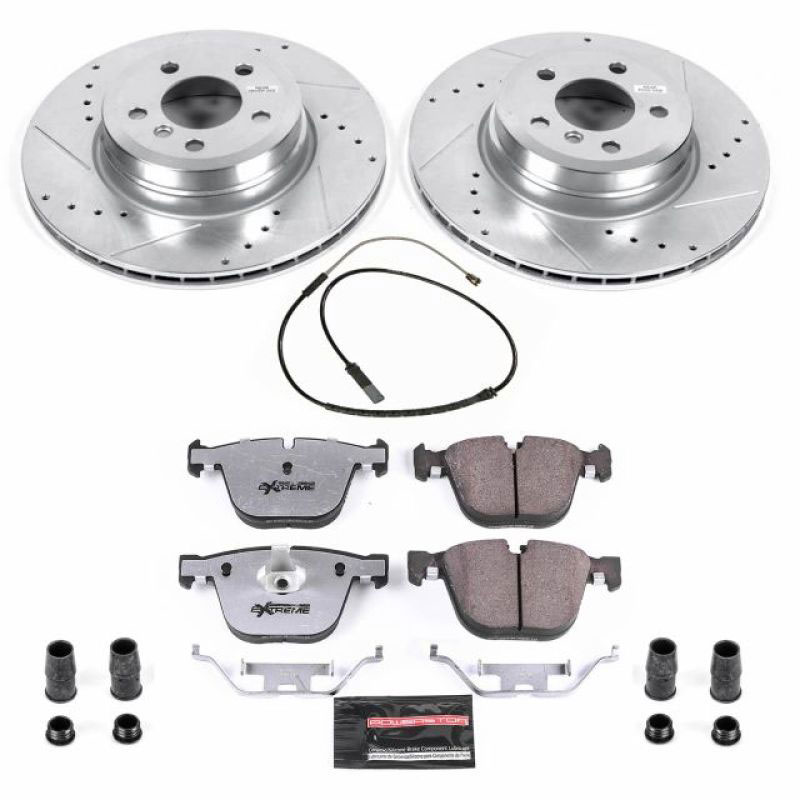 PowerStop k8426-26 | Power Stop 2019 BMW X6 Rear Z26 Street Warrior Brake Kit; 2019-2022