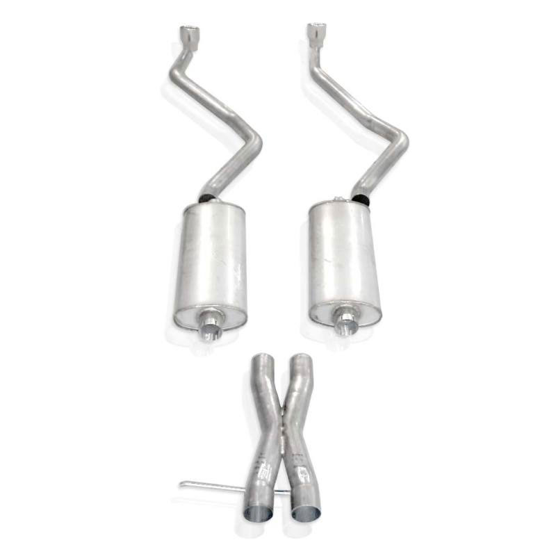 Stainless Works CTTHTD | Chevy Tahoe/Yukon Exhaust 2.5" Performance Connect with X-Pipe; 2007-2014