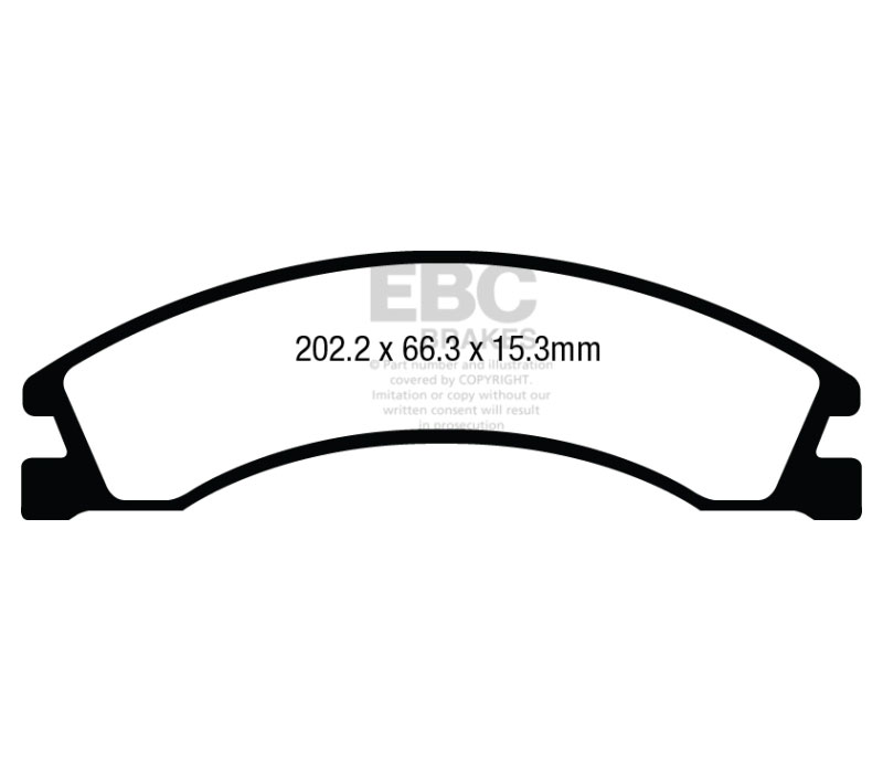 EBC ud1329 | 08+ Ford Econoline E150 4.6 Ultimax2 Rear Brake Pads