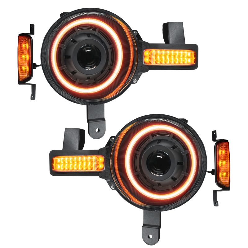 Oracle Lighting 5886005 | Oracle 2021+ Ford Bronco Oculus BI-LED Projector Headlights; 2021-2023