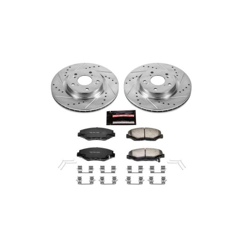 PowerStop k6488-36 | Power Stop 12-16 Honda CR-V Front Z36 Truck & Tow Brake Kit; 2012-2016