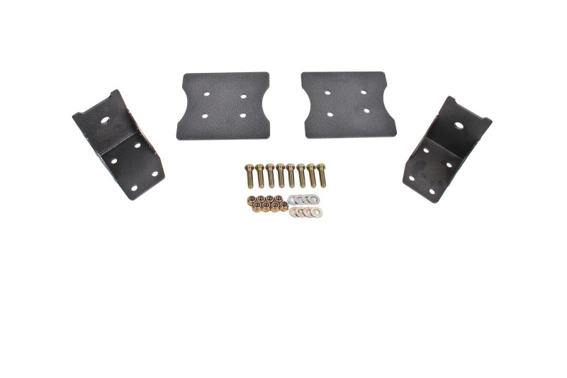 BMR Suspension tbr003h | BMR 79-04 Fox Mustang Lower Torque Box Reinforcement Plates - Black Hammertone; 1979-2004