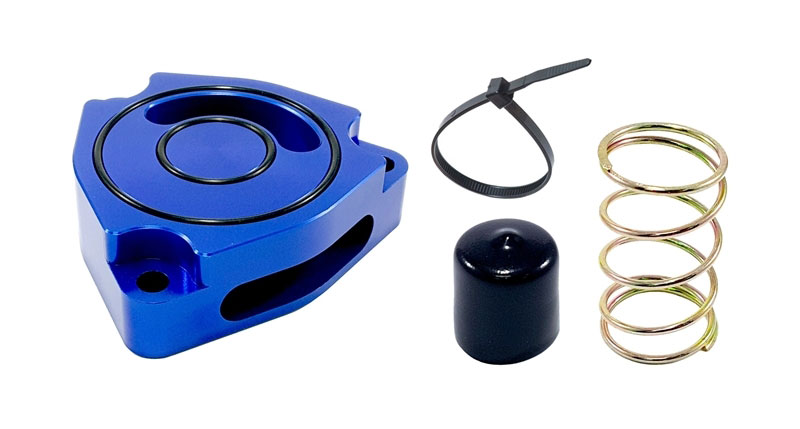 Torque Solution ts-sp2-kfbu | Blow Off BOV Sound Plate (Blue) 14+ Kia Forte Koup Turbo; 2014-2023