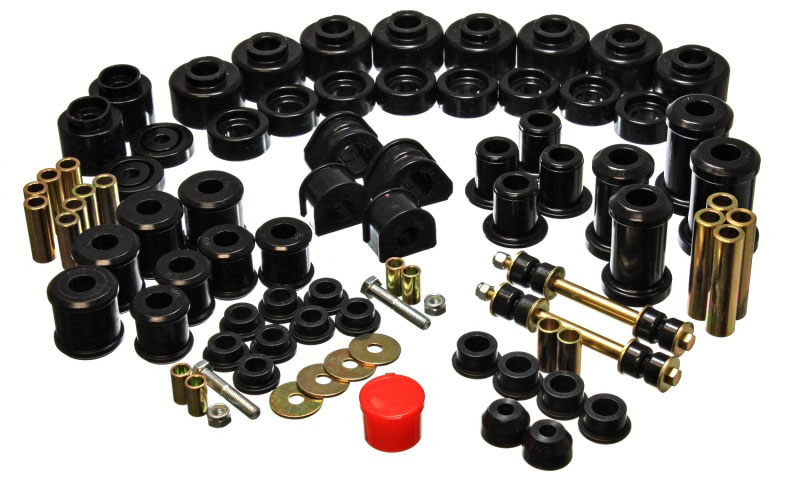 Energy Suspension 4.18115g | 97-01 Ford Expedition/Navigator 4WD Black Hyper-Flex Master Bushing Set; 1997-2001