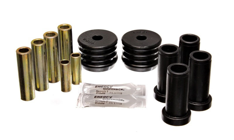 Energy Suspension 12.3102g | 64-75 BMW 2002 Black Rear Control Arm Bushing Set; 1964-1975