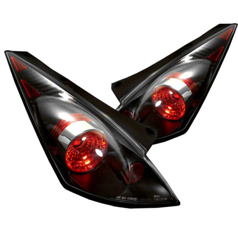 SPYDER 5006684 | Spyder Nissan 350Z Altezza Tail Lights - Black - (ALT-YD-N350Z02-BK); 2003-2005