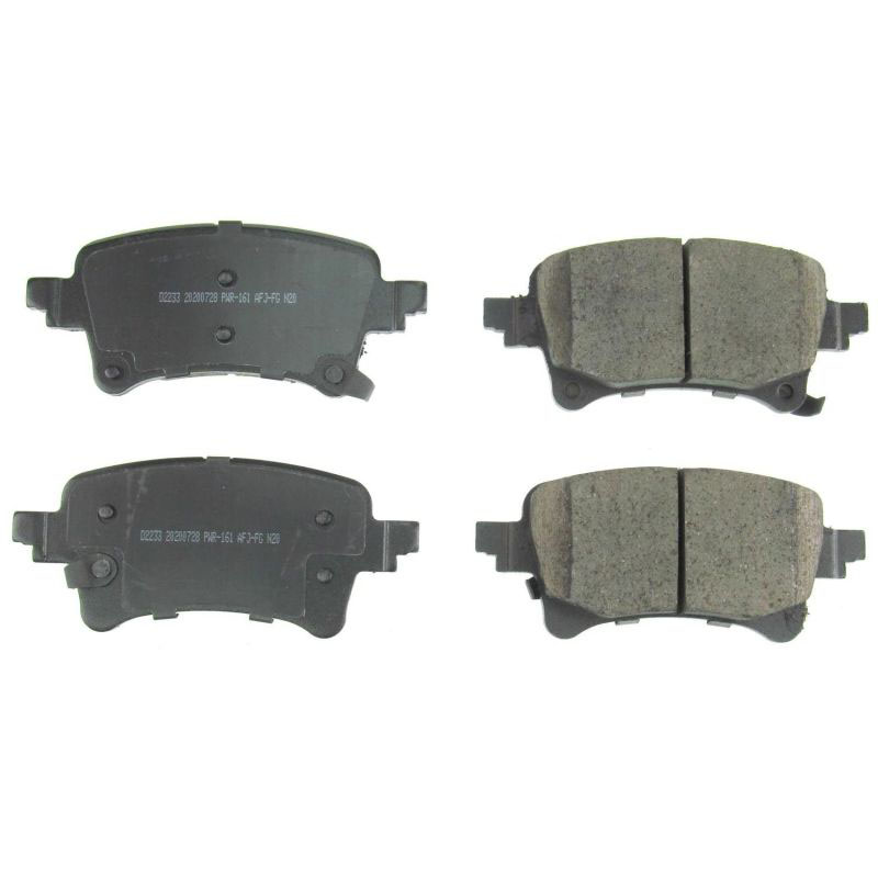 PowerStop 162233 | Power Stop 2020 Jeep Gladiator Rear Z16 Evolution Ceramic Brake Pads; 2020-2020