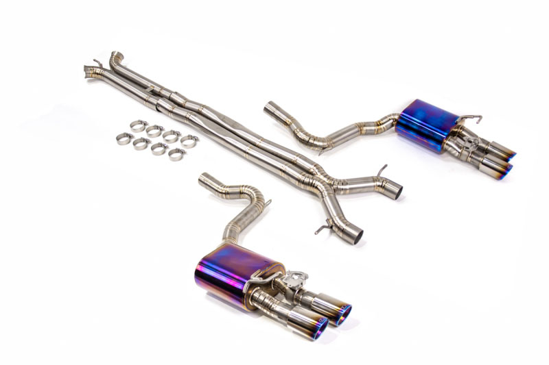 Vivid Racing vr-971-170t-long | VR Performance Porsche Panamera 971 Titanium Exhaust System 2.9T / 4.0T Long Version; 2017-2021