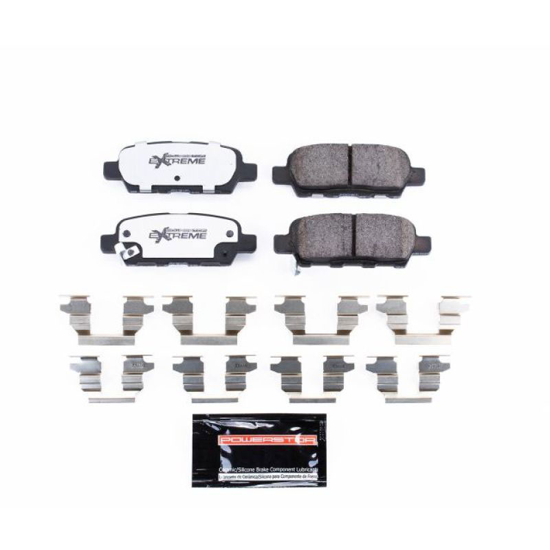 PowerStop z26-1288 | Power Stop 08-10 Infiniti EX35 Rear Z26 Extreme Street Brake Pads w/Hardware; 2008-2010