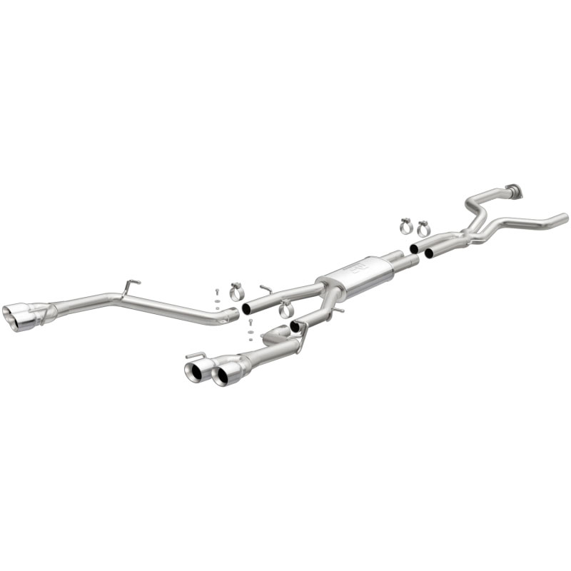 Magnaflow 19301 | MagnaFlow CatBack 16-19 Cadillac CT6 V6 3.0L Street Series 2.5in Pipe Dia Polished Tips; 2016-2019