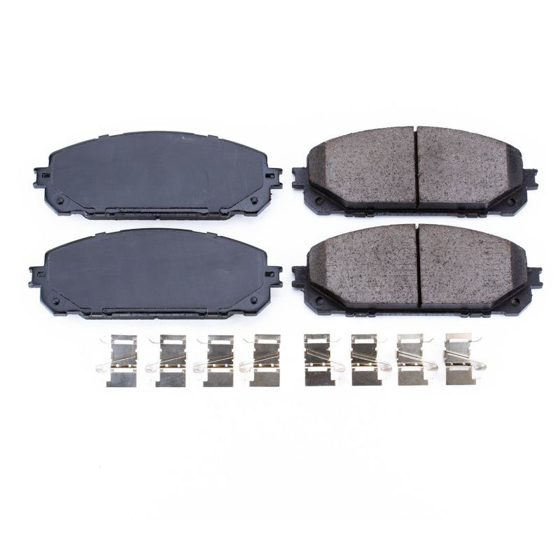 PowerStop 171843 | Power Stop 14-20 Jeep Cherokee Front Z17 Evolution Ceramic Brake Pads w/Hardware; 2014-2020