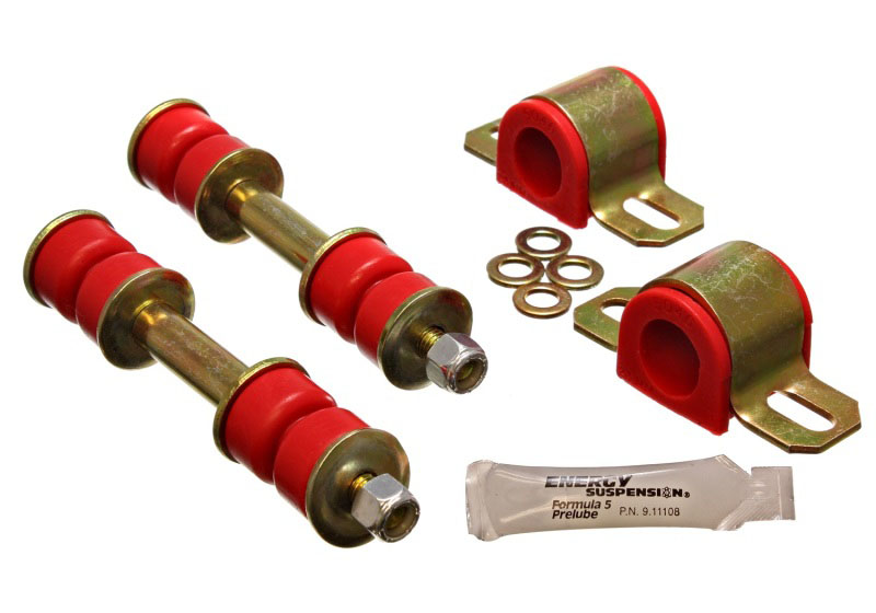 Energy Suspension 8.5104r | 79-94 Toyota Pickup 2WD (Exc T-100/Tundra) Red 25mm Front Sway Bar Bushing Set; 1979-1994