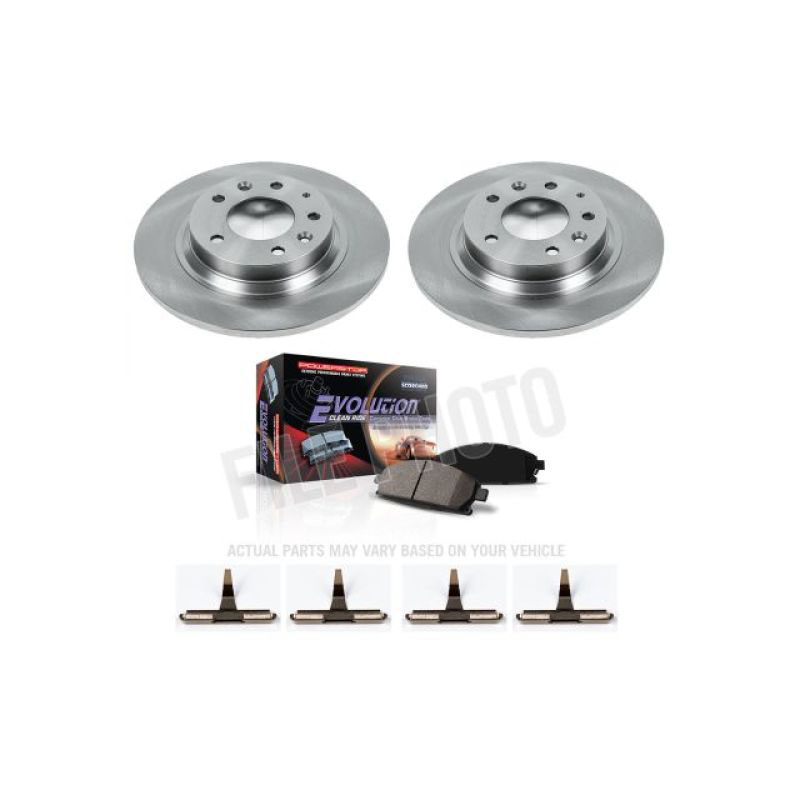 PowerStop koe2453 | Power Stop 98-02 Mazda 626 Rear Autospecialty Brake Kit; 1998-2002