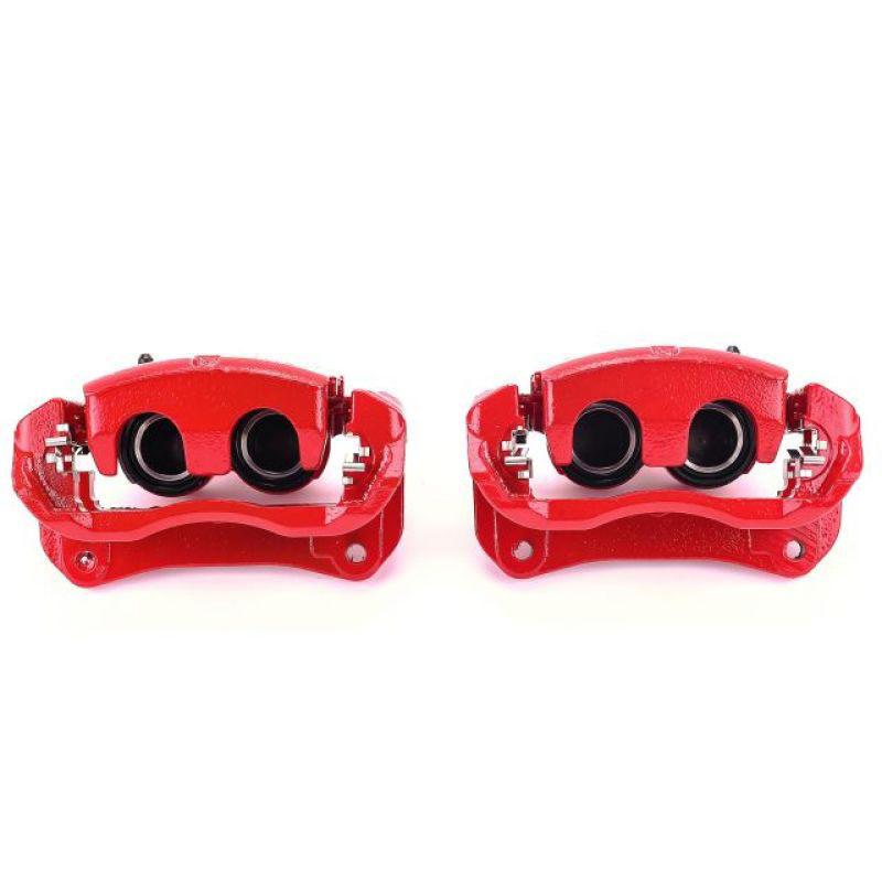 PowerStop s6274 | Power Stop 10-18 Lexus RX350 Front Red Calipers w/Brackets - Pair; 2010-2018