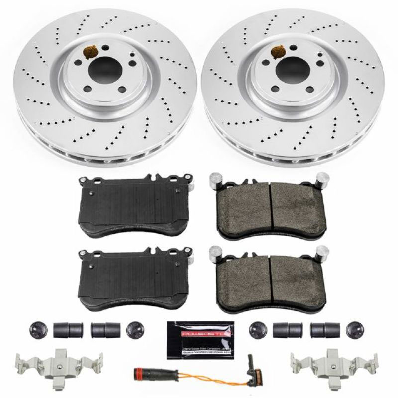 PowerStop crk6886 | Power Stop 12-18 Mercedes-Benz CLS550 Front Z23 Evolution Sport Coated Brake Kit; 2012-2018