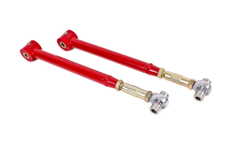 BMR Suspension TCA021R | BMR Adjustable Lower -Race- Control Arms w/combination Mustang V8/V6 Red; 2005-2011