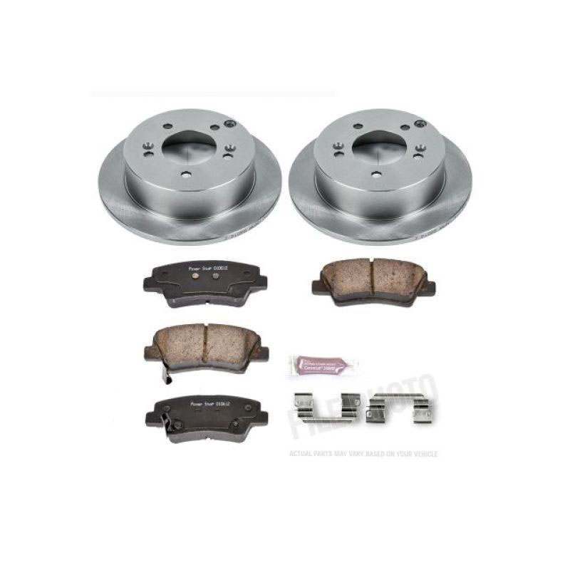 PowerStop koe5395 | Power Stop 08-10 Hyundai Sonata Rear Autospecialty Brake Kit; 2008-2010