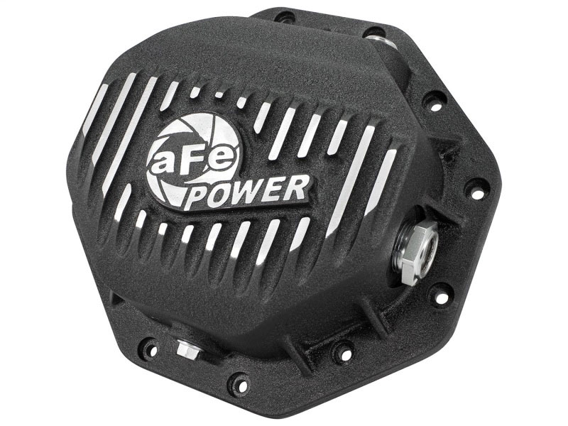 aFe 46-70272 | AFE Rear Differential Cover (Black Machined; Pro Series); Dodge/RAM 94-14 Corporate 9.25 (12-Bolt); 1994-2014