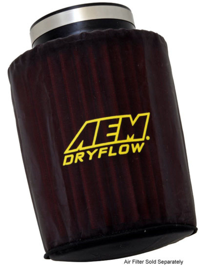 AEM Induction 14007 | AEM Air Filter Wrap 6 inch Base 5 1/8inch Top 7 1/8 inch Tall