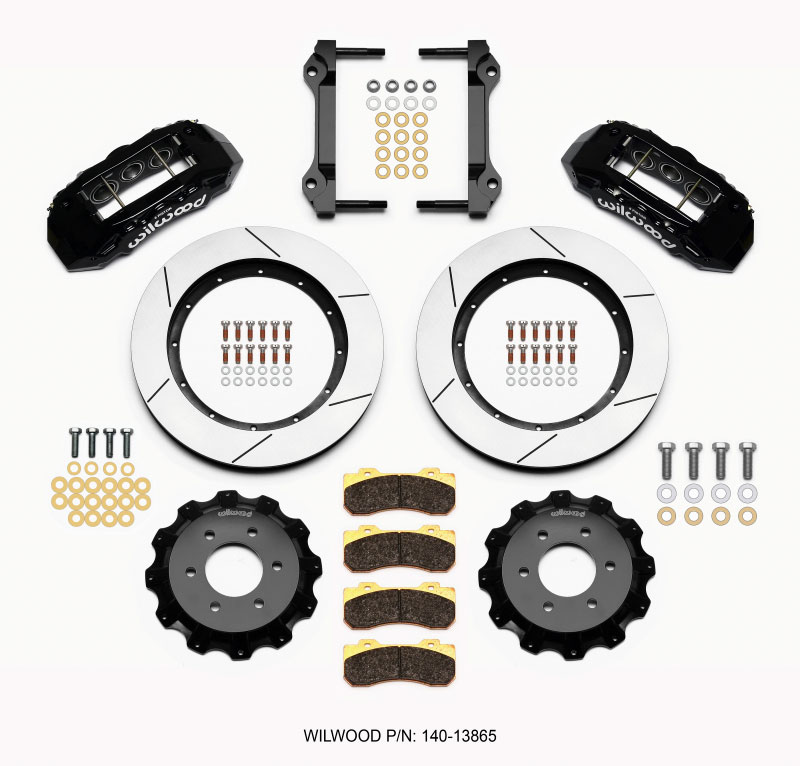 Wilwood 140-13865 | TX6R Front Kit 15.50in Black 2010-Up Ford F150 (6 lug); 2010-2020