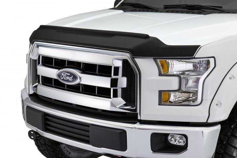 AVS 436001 | 09-14 Ford F-150 Aeroskin II Textured Low Profile Hood Shield - Black; 2009-2014