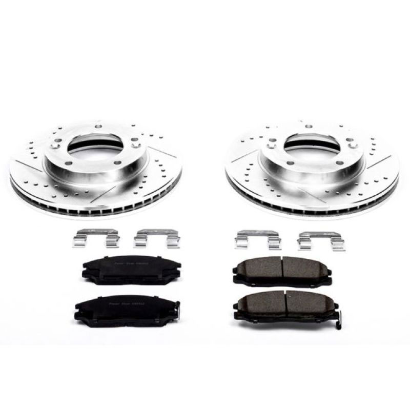 PowerStop k5899 | Power Stop 03-06 Kia Sorento Front Z23 Evolution Sport Brake Kit; 2003-2006