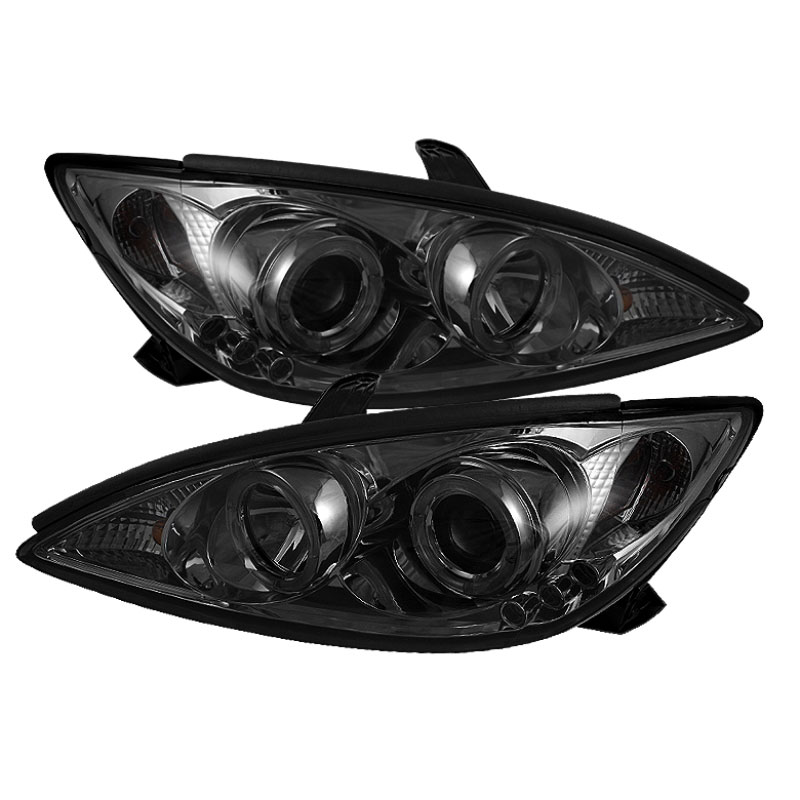 SPYDER 5064325 | Spyder Toyota Camry Halo Projector Headlights - Smoke - (PRO-YD-TCAM02-HL-SM); 2002-2006