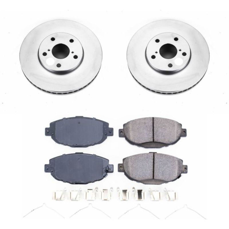 PowerStop crk1073 | Power Stop 99-00 Lexus SC300 Front Z17 Evolution Geomet Coated Brake Kit; 1999-2000