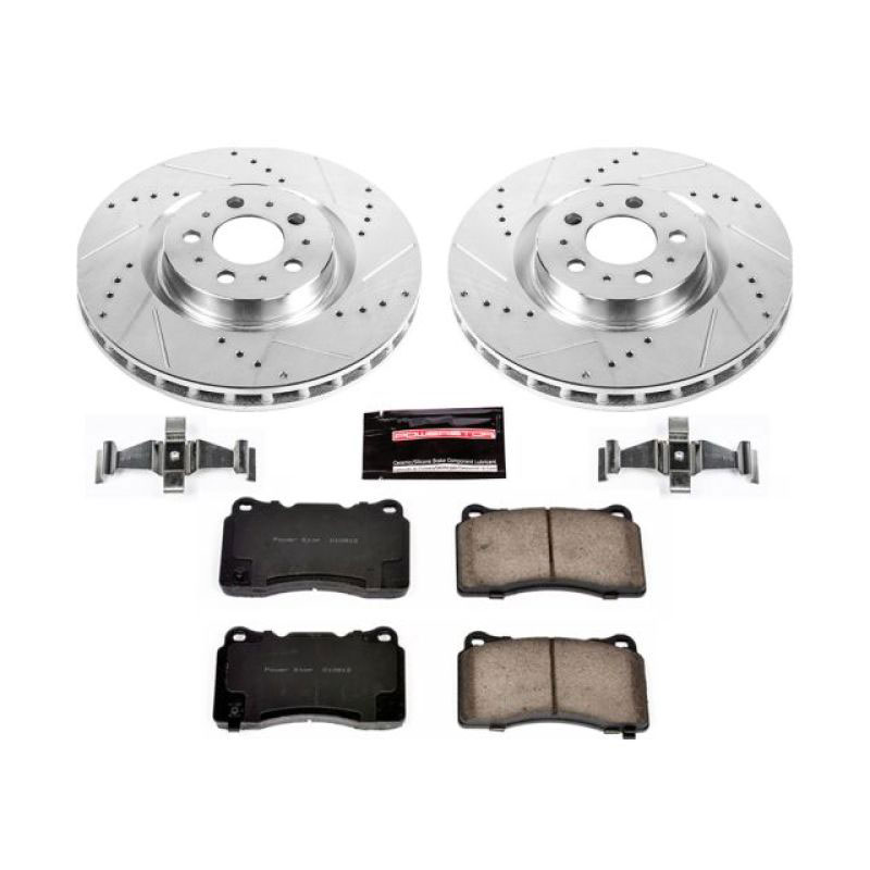 PowerStop k4548 | Power Stop 04-07 Volvo S60 Front Z23 Evolution Sport Brake Kit; 2004-2007