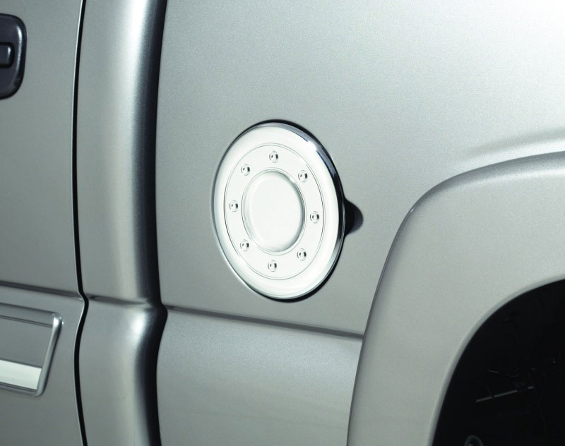 AVS 688773 | 02-06 Cadillac Escalade Fuel Door Cover - Chrome; 2002-2006