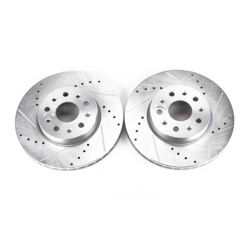 PowerStop ar82183xpr | Power Stop 16-19 Cadillac CT6 Front Evolution Drilled & Slotted Rotors - Pair; 2016-2019