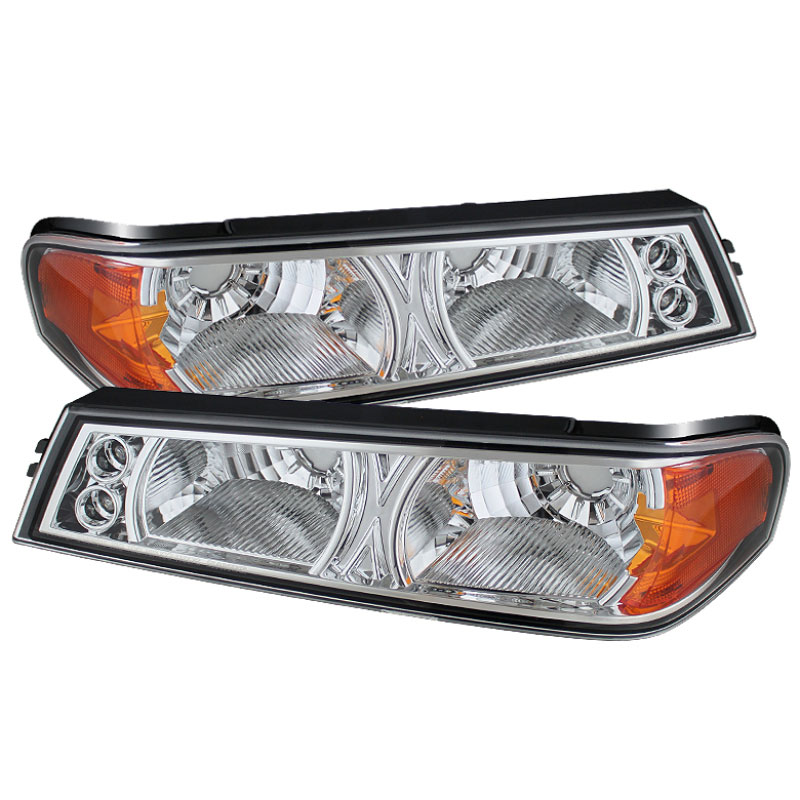 SPYDER 5074317 | xTune Chevrolet Colorado / GMC Canyon Bumper Lights - Chrome; 2004-2012