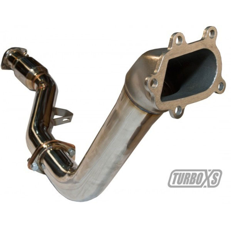 Turbo XS WS08-DPC | TurboXS Downpipe High Flow Catalytic Converter Subaru Subaru WRX/STi; 2008-2018